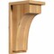Ekena Millwork Huntington Rough Sawn Corbel w/Backplate, Western Red Cedar, 8"W x 10"D x 18"H COR08X10X18HUN01RWR - alternate 1